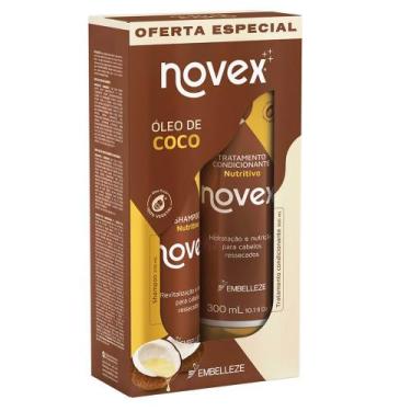 Imagem de Kit Shampoo + Condicionador Novex Óleo De Coco 300ml