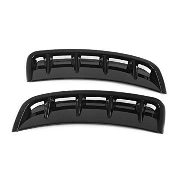 Imagem de Substituição do Spoiler de Acabamento Lateral do Pára-choque Dianteiro para Material ABS Preto de Piano de Qualidade Premium para MercedesBenz AClass Hatchback Sedan W177 AMG