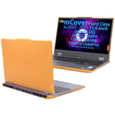Imagem de mCover Capa compatível apenas com computadores Windows Lenovo LOQ 15IAX9 15IAX9 15ARP9 15IRX9 15IRX9 15AHP9 15IRX10 15AHP10 Series (NÃO é compatível com outros modelos Lenovo) - laranja