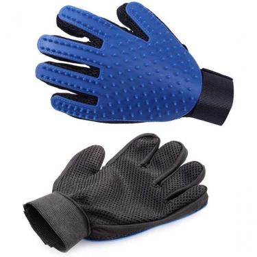 Imagem de Luva Escova Nano Magnética Tira Pelos Dos Pets Cães E Gatos