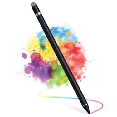 Imagem de Caneta Stylus para tela sensível ao toque – Caneta Stylus de ponta ultrafina de 1,5 mm para iPad Pro, Air | Tampa magnética | Bateria 12H | Sem Bluetooth | Compatível com iPhone, Android, Chromebook