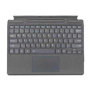 Imagem de Teclado para Surface Pro 11 10 9 8 X Ultra Slim Wireless Tablet Keyboard com Multi-Touchpad Magnético Desmontável Retroiluminação de 7 Cores Longa Duração da Bateria Design Ergonômico Digitação Silenc
