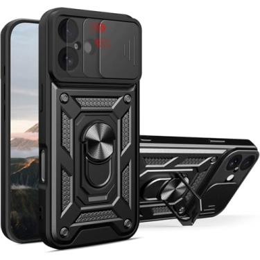 Imagem de Capa Case Para Apple iPhone 17 (Tela 6.3) Robusta Anti Impacto Com Proteção Para Camera (Preto)