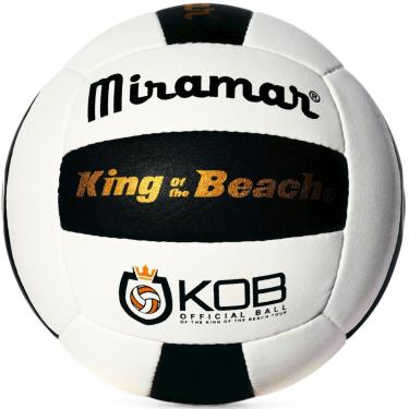 Imagem de Bola de vôlei Mikasa Miramar® King of The Beach®, preto/branco