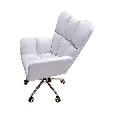Imagem de Cadeira ergonômica para computador – Cadeira de mesa giratória de altura ajustável com suporte lombar para quarto, sala de estar e estudar
