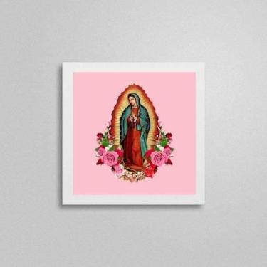 Imagem de Quadro Quadrado Nossa Senhora De Guadalupe 20X20Cm - Quadros On-Line