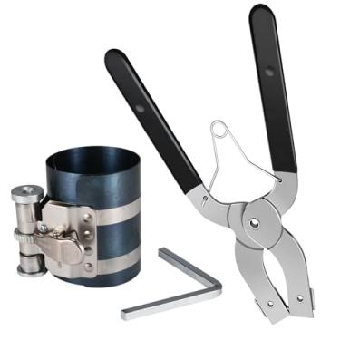 Imagem de Instalador de anel de pistão | Ferramenta de instalação de anel de pistão, acessório de reparo de carro com alicate para caminhão veículo RV Sedan automotivo