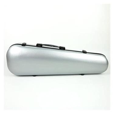 Imagem de Estojo De Violino 4/4 Em Fibra De Carbono Com Ombros Duplos Pode Ser Verificado Estojo De Violino Com Fechadura Ultraleve Tamanho Completo Estojo de Violino (Color : 02)