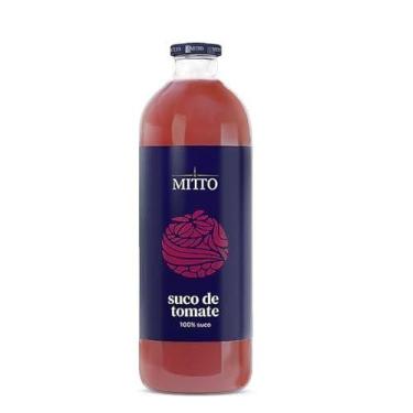 Imagem de Suco Tomate Integral Mitto Garrafa Vidro 1000ml 1L
