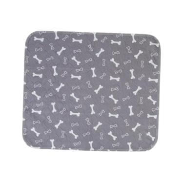 Imagem de WeiLaiKeQi Tapete higiênico lavável para cães, tapete reutilizável para animais de estimação, para treinamento de animais de estimação, Cinza