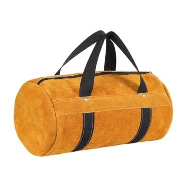 Imagem de Bothyi Bolsa organizadora de ferramentas de eletricista, material de limpeza e transporte de ferramentas para manutenção, ideal para construção civil, M Yellow