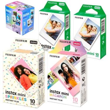 Imagem de Kit Filme Instax Mini Soft Colors 40 Fotos Fujifilm Sprinkles, Macaron