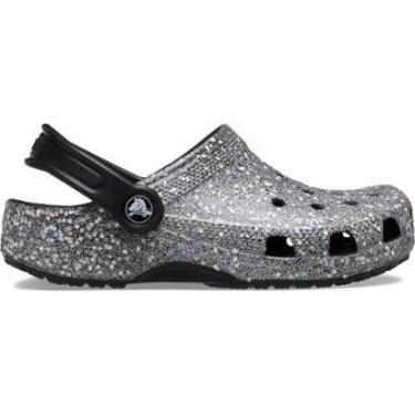Imagem de Sandália Crocs Classic Glitter Clog K Multi/Black-Unissex