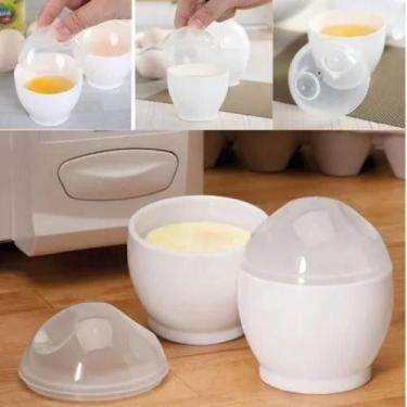 Imagem de Kit 2 forma cozinhar ovos microondas fitness rapida - Yeet