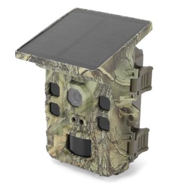 Imagem de Snsowed Câmera Externa Sem Fio, Câmera de Trilha Câmera Solar de 64 MP Com WiFi IP66 Câmera de Rastreamento Com Sensor de Movimento de Longa Duração da Bateria, Visualização Noturna,