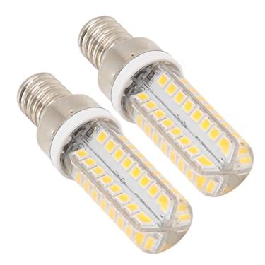 Imagem de aqxreight 2pcs E14 LED Lâmpada de Milho 5W 230V Iluminação Quente 64LEDs E14 Soquete Substituição de Lâmpada para Uso Luminoso Doméstico Contas de LED Quentes de Fonte Ultra Ultra 64pcs