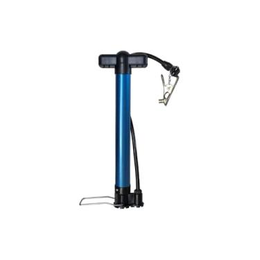 Imagem de Bomba de Ar Manual Multiuso, 30cm, Plástico Resistente, Preto, Dupla Ação, 2x700cc, com 3 Bicos Adaptáveis