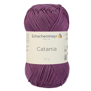 Imagem de 4 novelos/pacote Schachenmayr (SMC) Catania Originals Yarn, cada bola 50 g (125 m), 100% algodão mercerizado para fio de tricô e crochê, peso esportivo, 240 - jacinto
