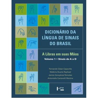 Imagem de Dicionário da língua de sinais do Brasil: a libras em suas mãos - 3 vo