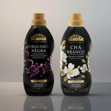 Imagem de Kit 2 Amaciantes 1l Coala - Chá Branco + Orquídea Negra