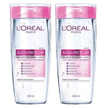 Imagem de L'Oréal Paris Solução de Limpeza Kit - 2 Água Micelar 5 em 1 Kit-Feminino