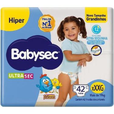 Imagem de Fralda BabySec Galinha Pintadinha Ultra Sec Hiper XXXG 42 Un I Confort
