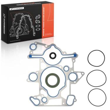 Imagem de A-Premium Conjunto de juntas de tampa de sincronização do motor compatível com Ford F-250 F-350 F-450 F-550 Super Duty 2003-2007, E-350 E-450 Super Duty 2004-2010, E-350 Club Wagon 2004-2005