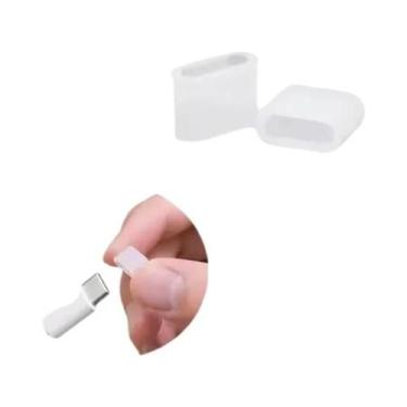 Imagem de Protetor De Poeira Transparente Para Porta De Carregamento Tipo-C, Tam