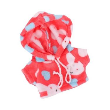 Imagem de Roupas Para Boneca De Pato Série Vermelha Kawaii 30Cm Brinquedo De Pel