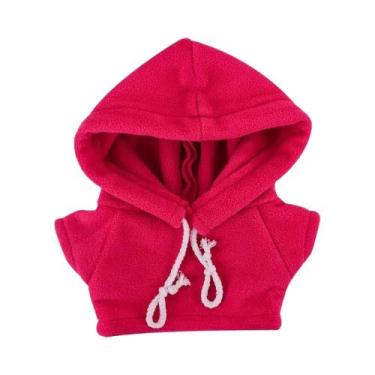 Imagem de Roupas Para Boneca De Pato Série Vermelha Kawaii 30Cm Brinquedo De Pel