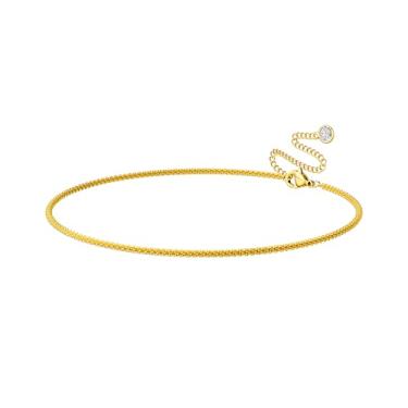 Imagem de MOODEAR 2 peças de corrente de cintura para mulheres – à prova d'água, banhado a ouro 14 K, corrente de contas de barriga em camadas com zircônia cúbica de gota, joia de biquíni sexy, presente para o