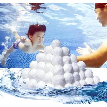 Imagem de Bolas para Filtro de Piscina YAFAOCE 1.4 kg para Filtro de Arena