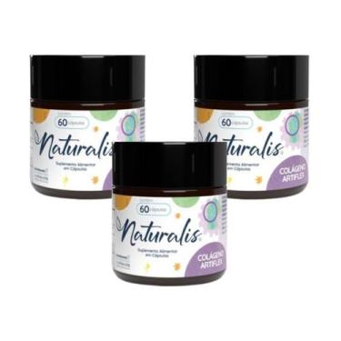Imagem de Colágeno Artiflex Naturalis com Acido Hialurônico 60 Cáps, 3 Unids