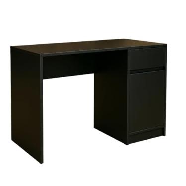 Imagem de Escrivaninha Office Moderna Compacta com Gaveta e Porta – Mesa para Computador e Home Office(PRETO)