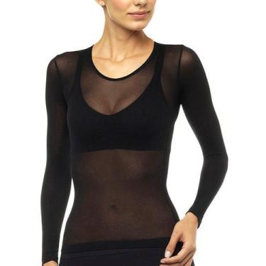 Imagem de Camiseta segunda pele fio 40 lupo, Preto, GG(46a50)