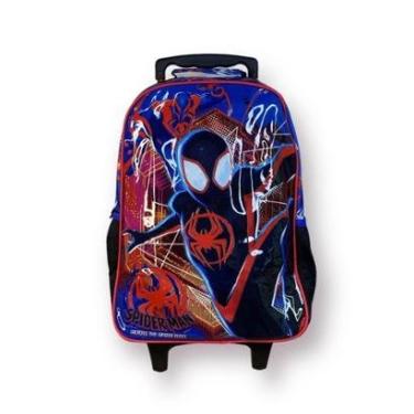 Imagem de Mochila Juvenil Escolar Alça Reforçada Homem Aranha Xeryus 11680-Masculino