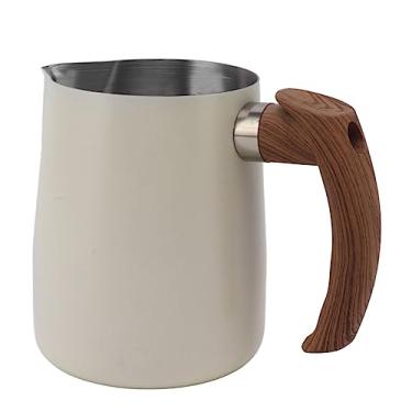 Imagem de Zerodis Jarro de Espuma de Aço Inoxidável, Copo de Espuma de Leite de 30 Onças Com Bico Pontiagudo e Escala Interna para Máquinas de café Expresso, Perfeito para Latte Art e Cappuccino por Baristas