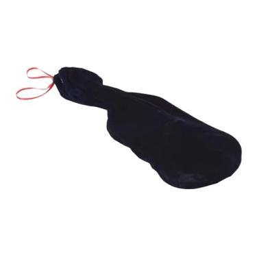 Imagem de Esquirla Capa protetora para violino, acessório para instrumento musical, 1/2 1/4, capa de veludo para violino, bolsa de armazenamento para viagens e uso, Preto