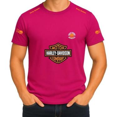 Imagem de Camiseta Camisa Blusa Masculina Feminina 100% Algodão Harley Davidson 