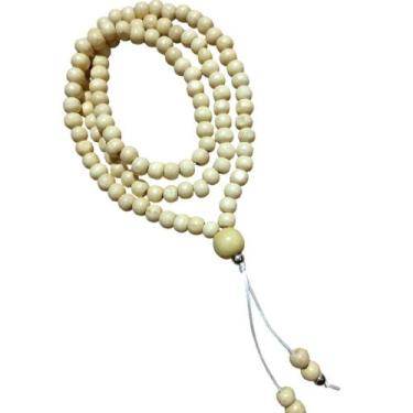 Imagem de Japamala 108 Contas Ho'oponopono Estilo Tibetano Madeira 8mm para Medi