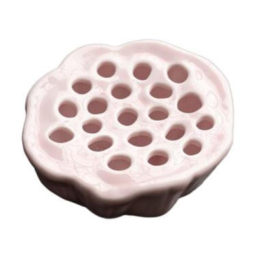 Imagem de Bandeja de chá da tarde bandeja de chá seco de cerâmica Zen ornamentos de vaso de mesa conjunto de decoração de escritório conjunto de decoração de mesa (B)