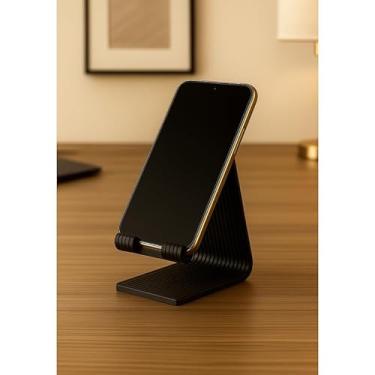 Imagem de Organizador de Mesa Multifuncional - Porta-Canetas, Lápis, Celular e Óculos para Escritório e Home Office, Organização Completa (Porta Celular,Marrom)
