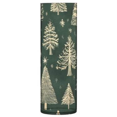 Imagem de Qilmy Lindo vaso de árvore de Natal para flores, vaso de belas artes, decoração de casa para escritório, sala de jantar, sala de estar, casamento272