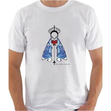 Imagem de Camiseta Adulto Masculino Nossa Senhora Aparecida Est.26  - ZLprint , 