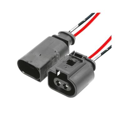 Imagem de SSXLSMYXGS 1 conjunto de chicote elétrico à prova d'água para carro, 2 pinos 1.5, 1j0973802 1j0973702 8d0973822 SSXLSMYXGS(2p male female,5 sets)