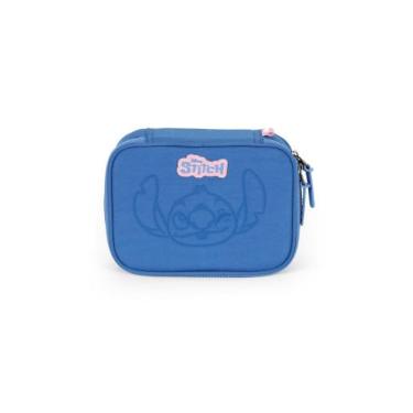 Imagem de Estojo Box Stitch Escolar Feminino Baú Lançamento Luxcel