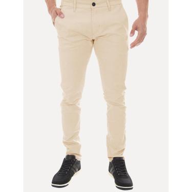 Imagem de Calça Tommy Hilfiger Masculina de Sarja Brooklyn Creme-Masculino