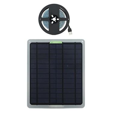Imagem de KIMISS Adequado para Faixa de Luz Solar de Crescimento de Plantas 20W IP65 à Prova d'água LED Faixa de Lâmpada de Cultivo Com Caixa de Proteção de Bateria para Estufa - Solução de Crescimento de