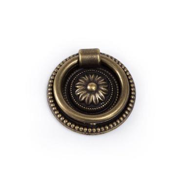 Imagem de Kit 1 Puxador De Metal Vintage Para Cômoda Puxador Colonial