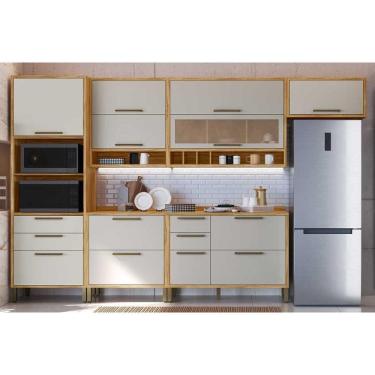 Imagem de Kit Modulado Ronipa 6 Peças Syrah C6P118 Amendoa/Off White